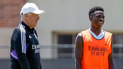 Ancelotti y Vini Jr. comparecerán en rueda de prensa antes del entrenamiento