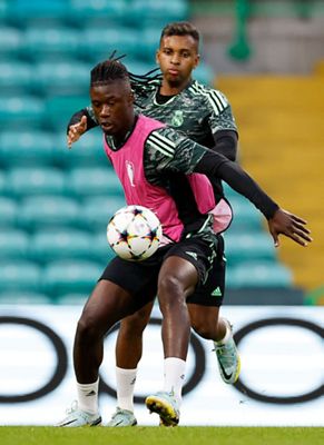 entrenamiento del real madrid en glasgow