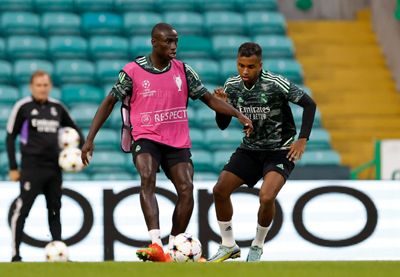 entrenamiento del real madrid en glasgow
