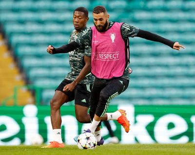 entrenamiento del real madrid en glasgow