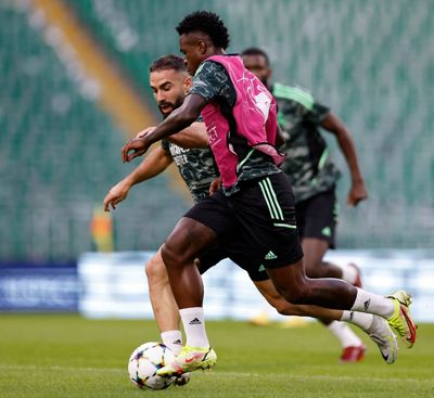 entrenamiento del real madrid en glasgow