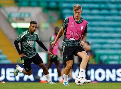 entrenamiento del real madrid en glasgow