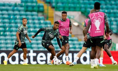 entrenamiento del real madrid en glasgow