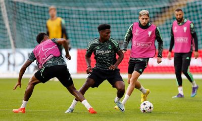 entrenamiento del real madrid en glasgow