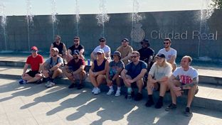 Victoria University students pay visit to European University sports facilities