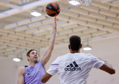 entrenamiento del real madrid de baloncesto