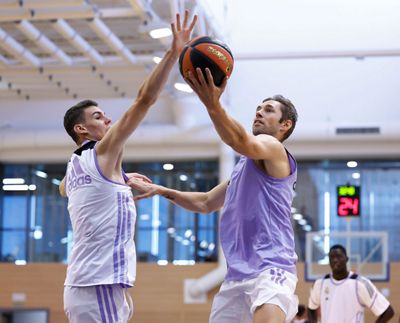 entrenamiento del real madrid de baloncesto