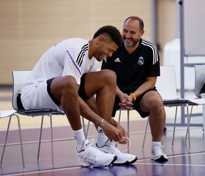 entrenamiento del real madrid de baloncesto
