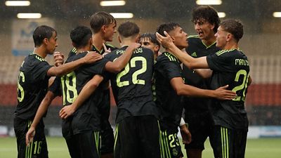 0-6: El Juvenil A golea en su estreno en la Youth League