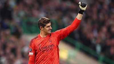 Courtois: “La primera parte ha sido difícil, pero después dominamos el partido'