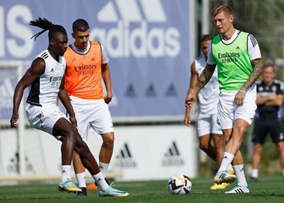 entrenamiento del real madrid