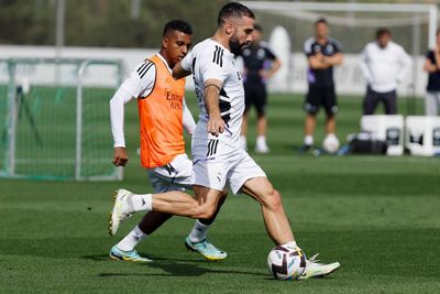 entrenamiento del real madrid