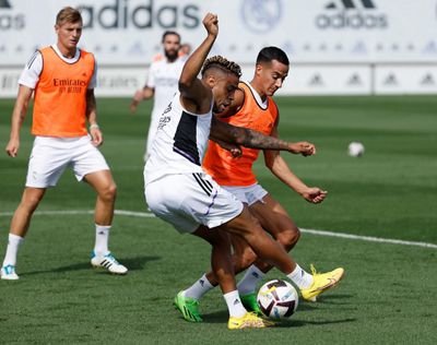 entrenamiento del real madrid