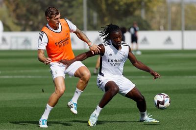 entrenamiento del real madrid