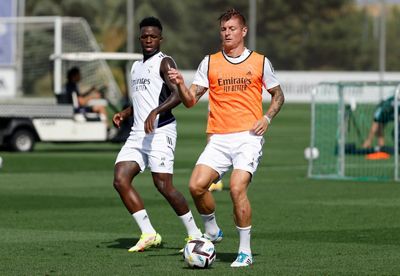entrenamiento del real madrid