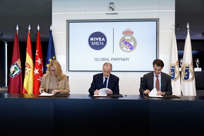 el real madrid y nivea men amplían su acuerdo de patrocinio hasta 2025