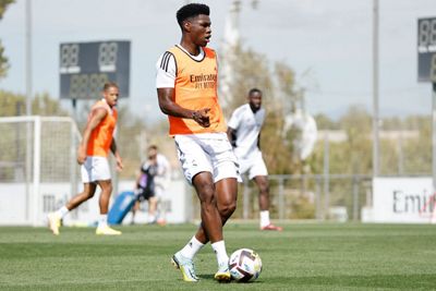 entrenamiento del real madrid