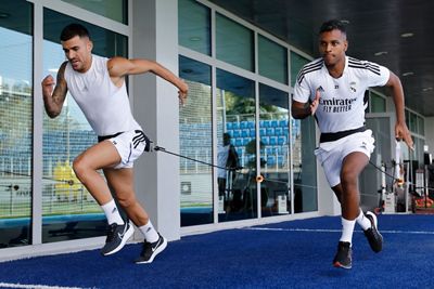 entrenamiento del real madrid