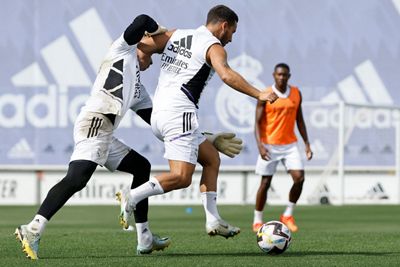 entrenamiento del real madrid