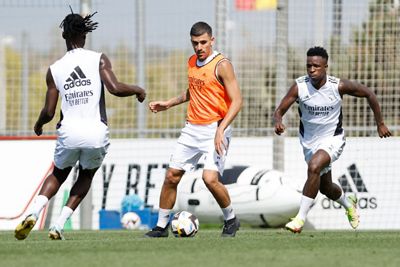 entrenamiento del real madrid