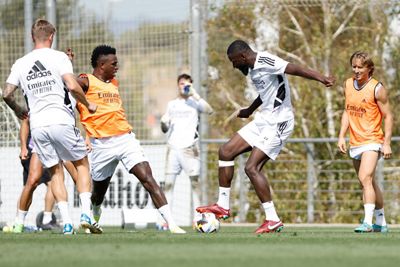 entrenamiento del real madrid