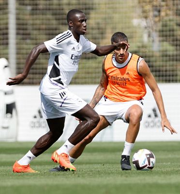 entrenamiento del real madrid