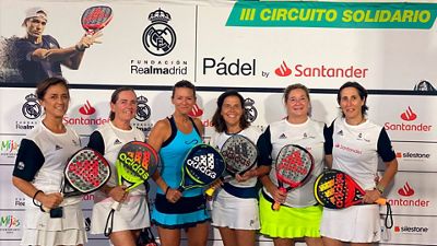Comienza el torneo de Pádel Solidario de la Fundación Real Madrid by Santander en Las Rozas