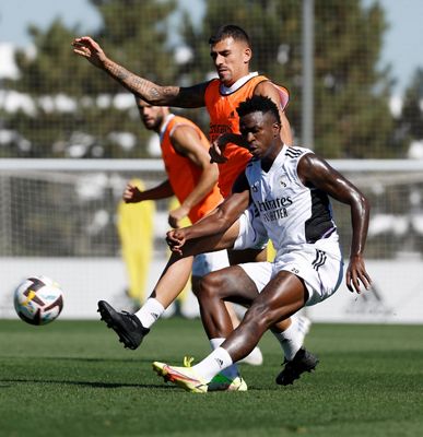 entrenamiento del real madrid