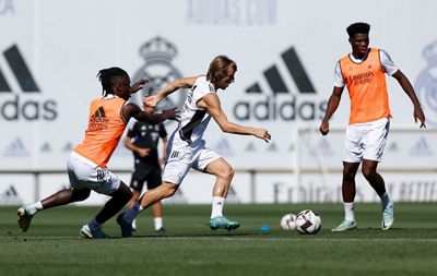 entrenamiento del real madrid