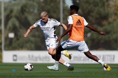 entrenamiento del real madrid