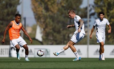 entrenamiento del real madrid