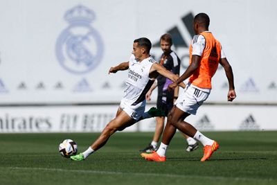 entrenamiento del real madrid