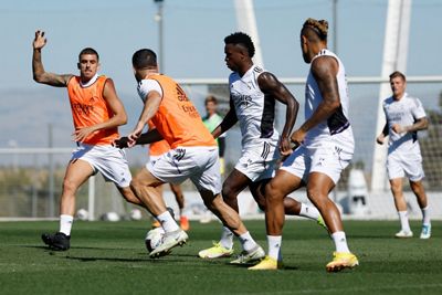 entrenamiento del real madrid