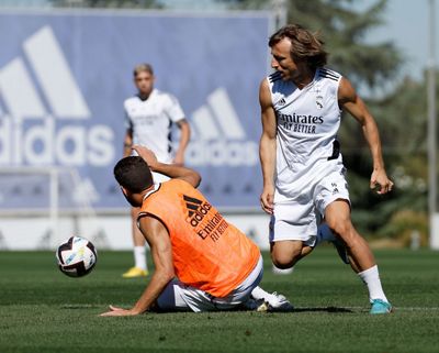 entrenamiento del real madrid