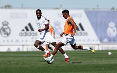 entrenamiento del real madrid