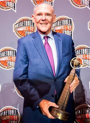 george karl en el salón de la fama del baloncesto
