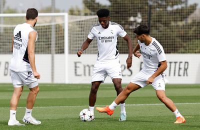 entrenamiento del real madrid