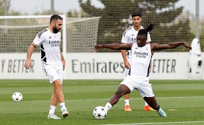 entrenamiento del real madrid