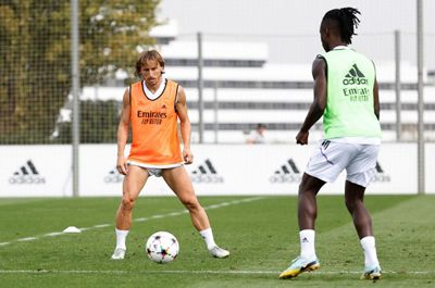 entrenamiento del real madrid