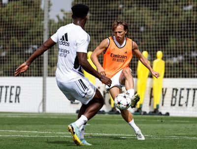 entrenamiento del real madrid