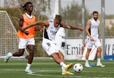 entrenamiento del real madrid