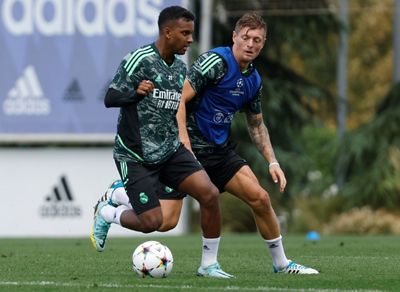 entrenamiento del real madrid