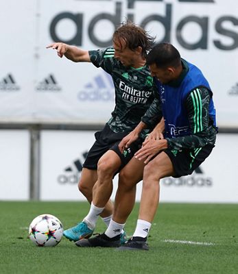 entrenamiento del real madrid