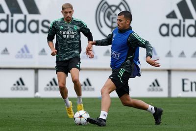 entrenamiento del real madrid