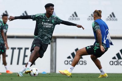 entrenamiento del real madrid