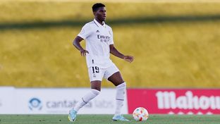 Once inicial del Castilla frente al San Sebastián de los Reyes