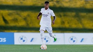 Once inicial del Castilla frente al Badajoz