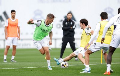 entrenamiento del real madrid