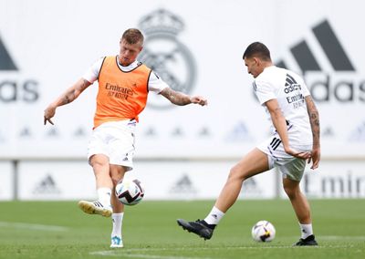 entrenamiento del real madrid