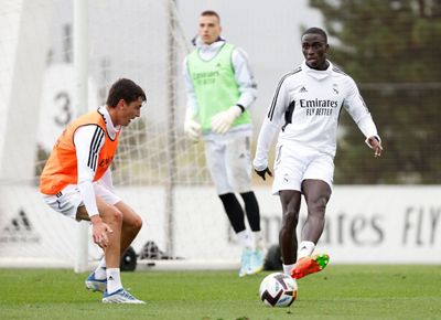 entrenamiento del real madrid